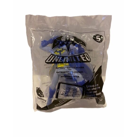 McDonald’s 2011 Batman Unlimited Batman Battle Kicker #5 Happy Meal Toy - Picture 1 of 5